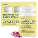 Curist Esomeprazole 20mg Capsules Delayed-Release - Acid Reflux Medicine for Heartburn Relief - 42 Conde Capsules - Acid Reflux Relief