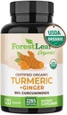 Suplemento Turmeric Extra Strength 2265mg - Turmeric Curcumin Suplemento w/BioPerine Black Pepper - Suplementos de Témeric y jengibre, 95% Curcuminoides, Apoyo Immune &amp; Joint Health, 120 Caps