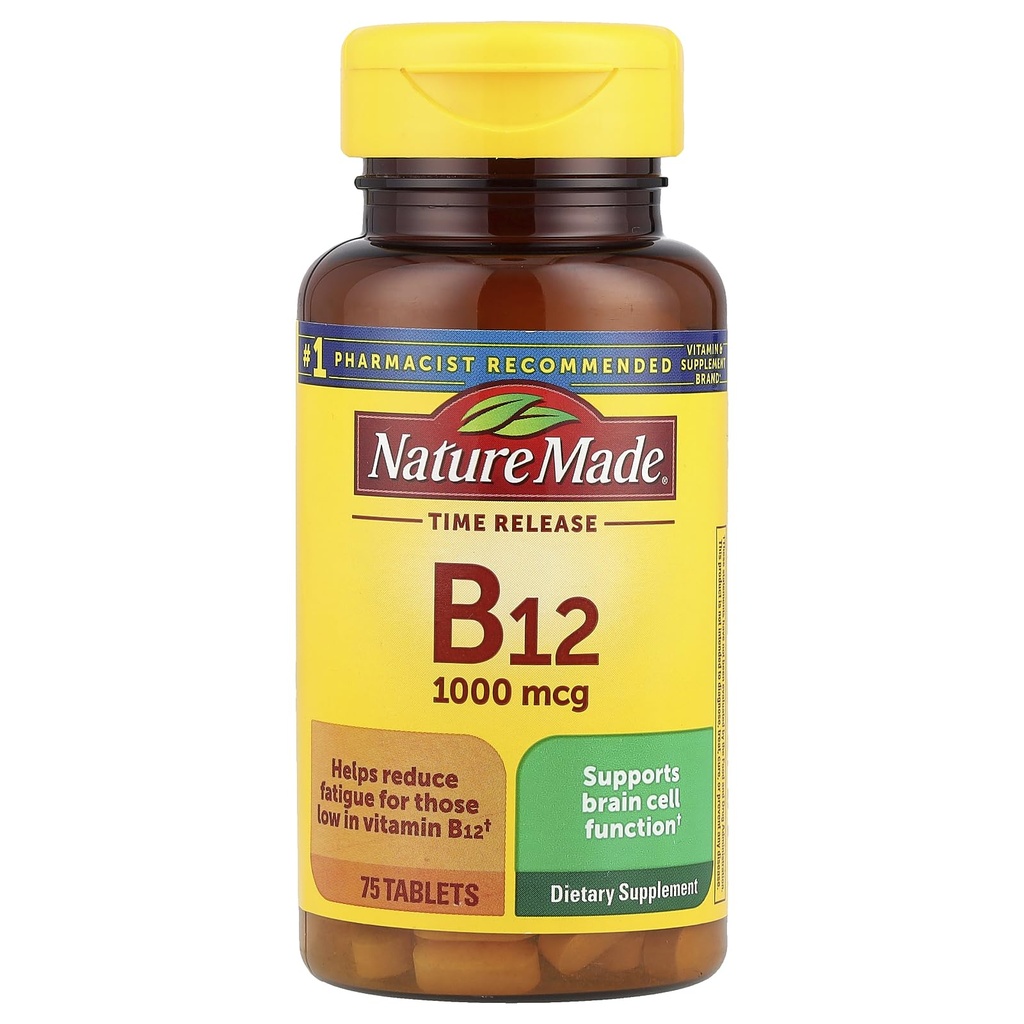 Nature Made, Vitamina B-12 1000 mg, 75 ct