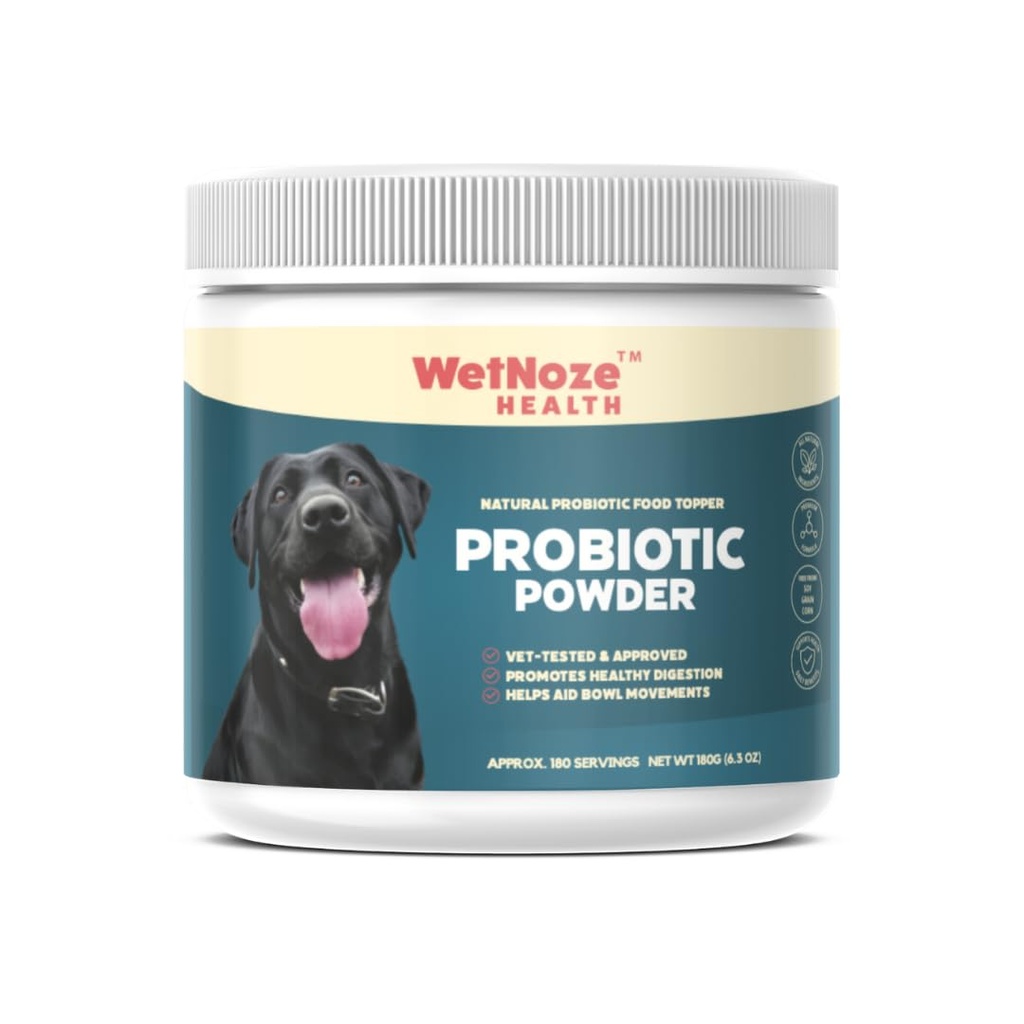 Probióticos para perros Salud Digestiva (Chicken &amp; Bacon) - Dog Probiotic Powder Alivio Diarrea, Estreñimiento, &amp; Más - Tratamientos para la calma de perros – Maximum-Strength Dog Digestive Support