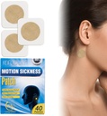 Detrás de The Ear Motion Sickness Patches for Cruise. Pack de 9520 Patches de Enfermedad del Mar Beige para crucero, avión, coche. Anti Motion Sickness Patch Behind Ear. Seasick Patch