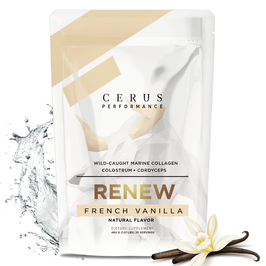 Cerus Performance Renew Premium Athletic Blend – Enhance Performance, Boost Recovery, Support Joint Health & Stamina – Ideal for Athletes & Strength Trainers, 30 Servings