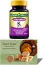 Spring Valley Vitamina B12   Fast Dissolve Tablets Suplemento dietético Vida Vitamina B12 5000 mcg SilencioB Vitaminas SilencioVitamin B12 Complejo para Mujeres y Hombres TEN45 Tablets soporta Mixed Berry Flavor + Sam's T. Guía de vitaminas
