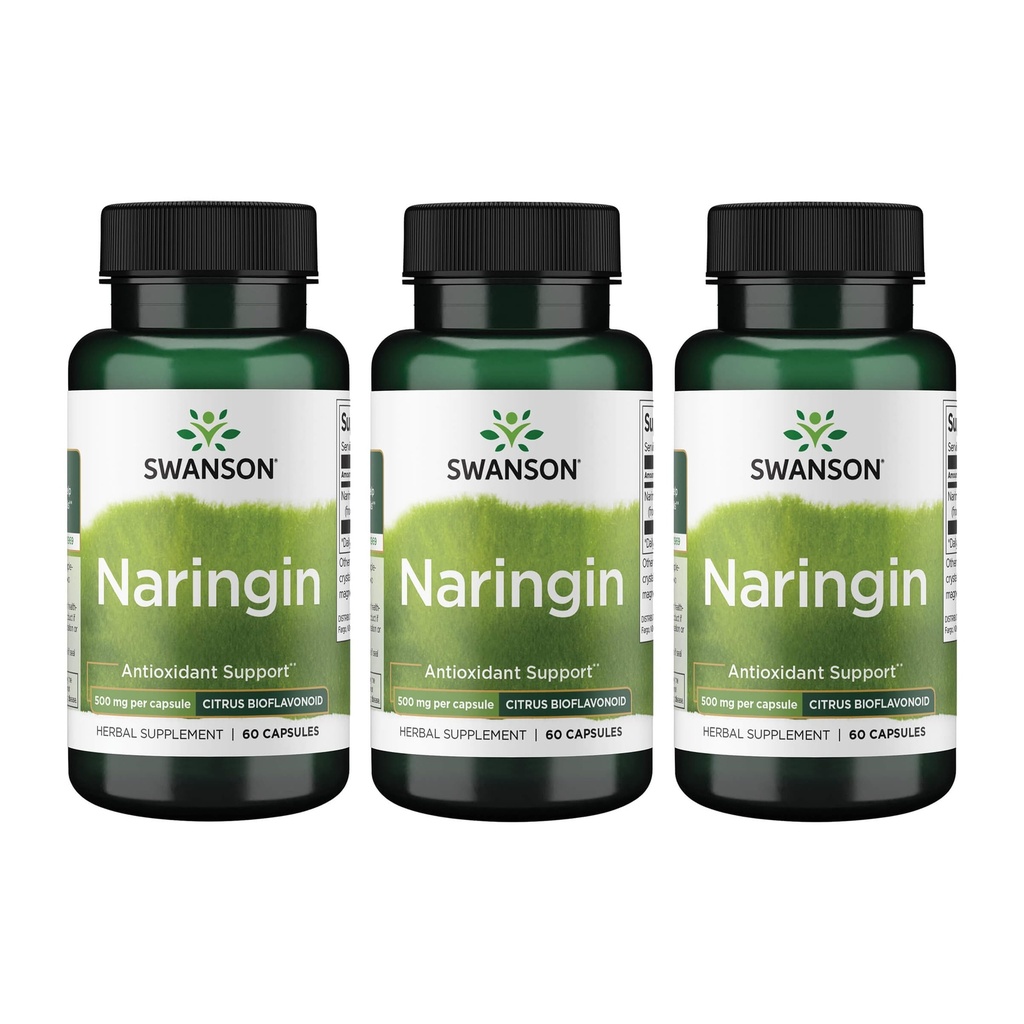 Swanson Naringin 500 Milligrams 60 cápsulas (3 Pack)