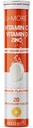 U-MORE Vitamina C 1000mg &amp; Zinc + Vitamina D, 20 Tablas de Efervescencia, Sabor Naranja, Suplemento de Apoyo Inmunitario, Dissolver Rápido, Sistema Inmunitario Boosts, Soporta la Esquía Saludable, el Pelo y las uñas