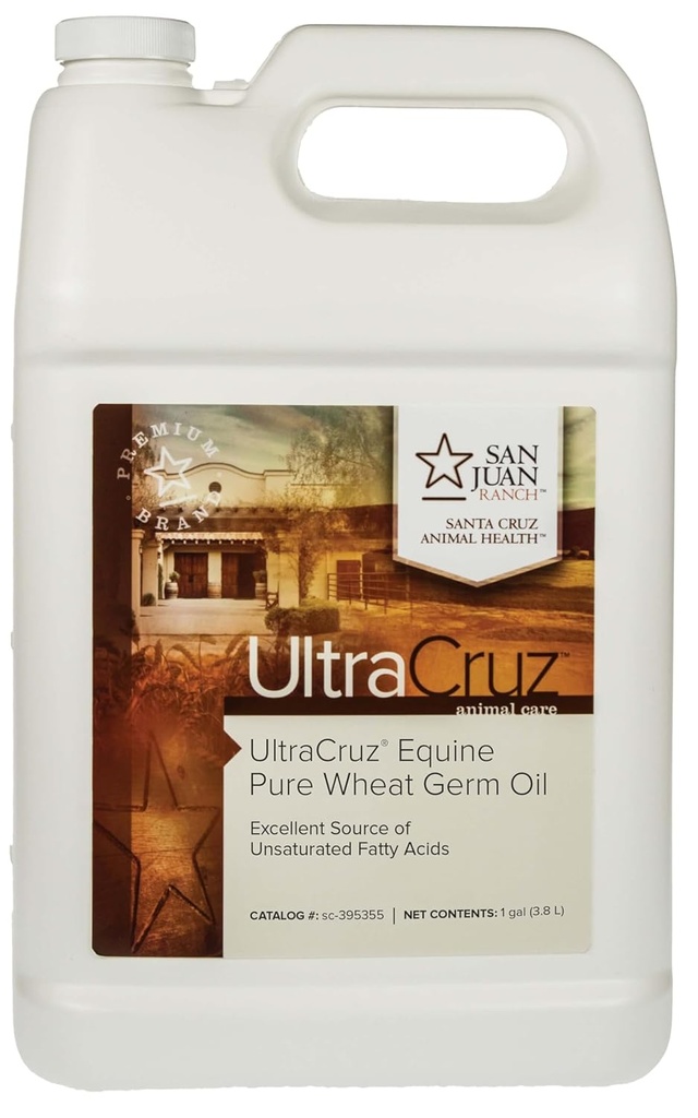 UltraCruz-sc-395355 Puro gel de trigo suplemento de aceite para caballos y ganado, 1 Gallon