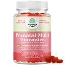 Natures Craft Vegan Prenatal Gummies for Women - Gummy Prenatal Vitamins for Women with Iron Folic Acid and Superfruit Blend - Chewable Vitamins Gummy Formula (Pineapple & Mango Flavor) - 60 Count