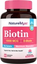 Biotina 10000 mcg, alta potencia, biológicamente activa, aceite de coco prelado frío para la absorción máxima, sin gelatina, cabello, uñas, piel, 60 Softgeles vegetarianos