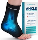 Agarre de hielo de tobillo para hinchado - Terapia caliente/caliente Terapia de hielo para el alivio del dolor de pie, alivio del dolor de talón, Fasciitis del plantar, alivio de la tensión de aquiles, compresión de tobillo esprainado, (large/XL)