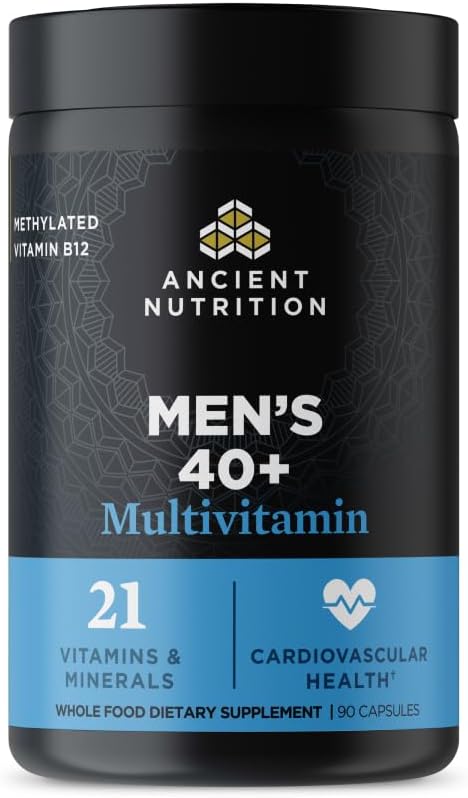 Nutrición antigua, Hombres multivitamínicos 40 más 3 día, 90 cuenta