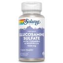 SOLARAY Glucosamine Sulfate 1500mg, Healthy Joint Support Supplement, Powerful Connective Tissue and Joint Health Formula with Turmeric " Boswellia, 60-Day Money Back Guarantee, 30 Serv, 60 VegCaps