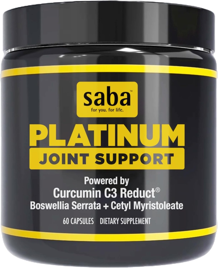 Saba Platinum: Soporte Conjunto - Fórmula de acción rápida y potencial – 60 cápsulas