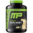 MusclePharm Combat 100% Whey Protein Powder, Banana Milk Flavor, Fast Recovery &amp; Muscle Gain with Whey Protein Isolate, High Protein Powder for Women &amp; Men, Gluten Free, 5 lb, 70 Servings