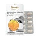 Probiótico diario para mujeres y hombres Silencio 25 Billones CFU con Acidophilus " Bifidus Silencio Digestivo " Apoyo inmunitario Silencio Vegetariano, Gluten-Free, Lactose-Free ← 30 cápsulas