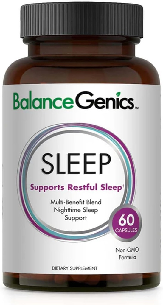 Fórmula del sueño (GABA) - Suplementos saludables Apoya la relajación y el sueño reparado - Ayuda del sueño con suplemento no-ábito - Capsulas de apoyo para hombres y mujeres - 60 cápsulas