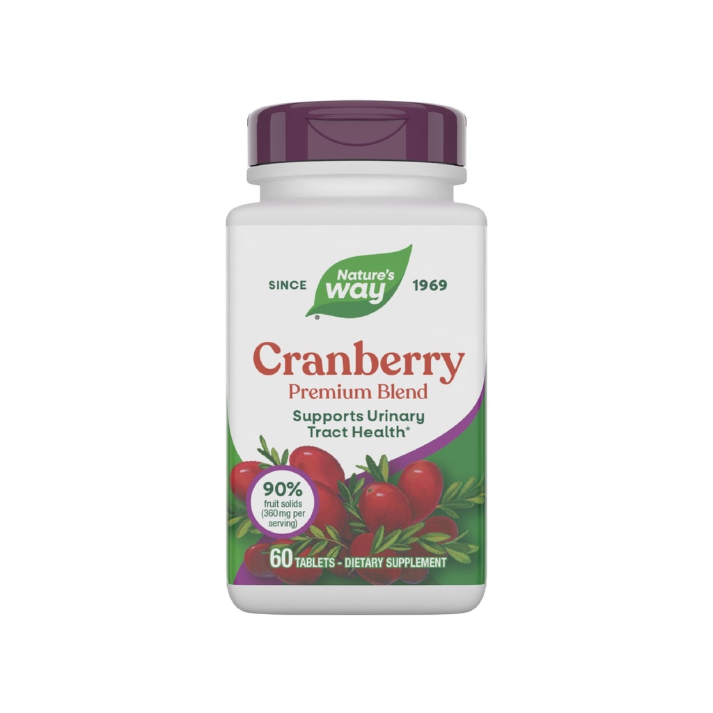 Camino Premium de la Naturaleza Arándano de Cerebro, Apoyo a la Salud Urinaria* Suplemento con Vitamina C, 60 Tabletas