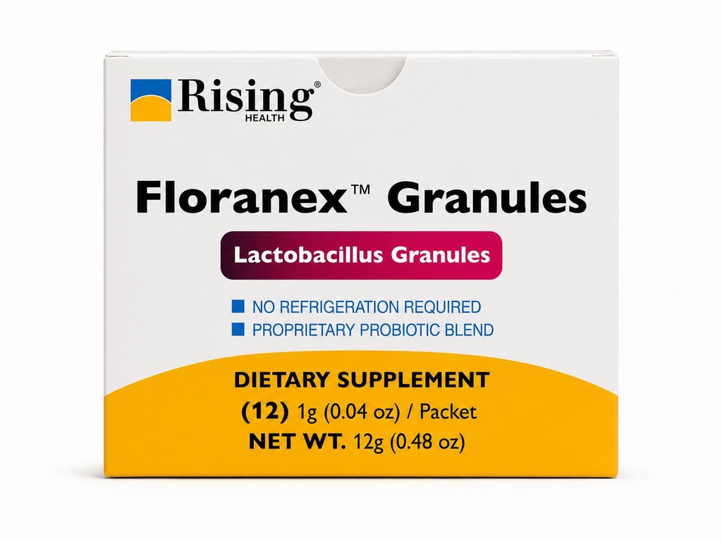 Salud Creciente - Floranex Granules - Lactobacillus Granules Probiotic Dietary Supplements - 12 Packets