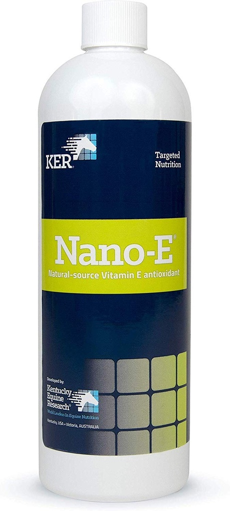 Kentucky Equine Research Nano -E: Fuente Natural Vitamina E Antioxidante para Caballos, 450 mL