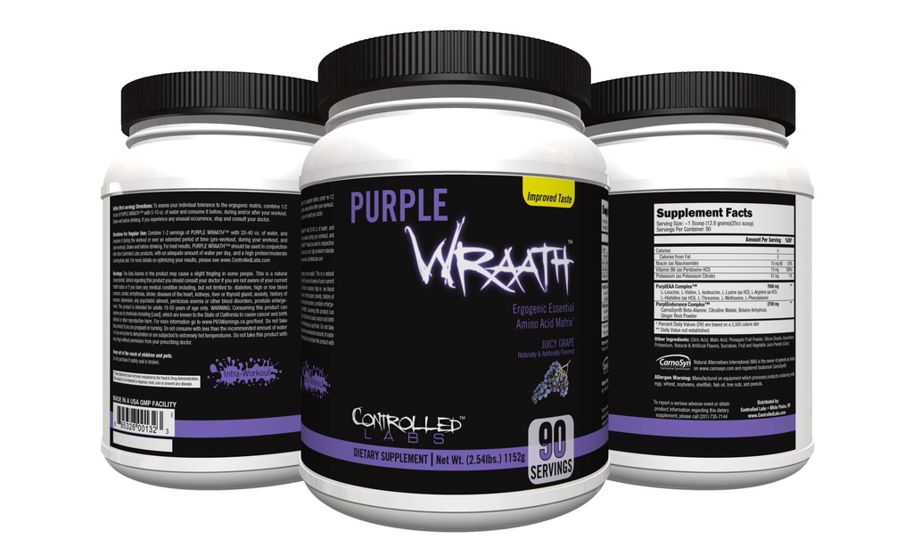 LABLAJE Purple Wraath 90 Serving Juicy Grape, 2.5 libras