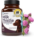 K9 Select Milk Thistle for Dogs, 100mg - 60 Vegetable Capsules - Canine Liver Health Milk Thistle Suplemento - Milk Herbal