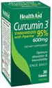 Complejo de Curcumin 600 mg, 30‐Counto ANTE Térmeric Extracto con Bioperina para la Absorción Mejorada, 95% Curcuminoides ANTE Vegan, Daily Joint &amp; Immune Support Suplemento