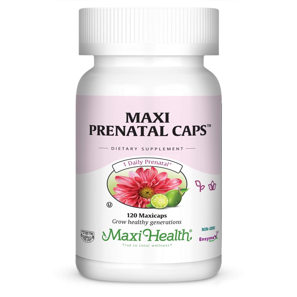 Vitaminas prenatales para las mujeres – Multivitamínico de embarazo completo con ácido fólico, hierro, vitamina D3, B12, zinc y biotina – Asistencia prenatal diaria antes, durante el embarazo – 120 cápsulas
