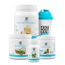 ¡Sí que puedes! Kit Detox Plus (reemplazo de comida vainilla, Aloe Vera Pineapple) - Reemplazo completo de la comida Polvo, Booster de alta energía Shake, Suplemento Aloe Vera Detox, Transformación de la Salud