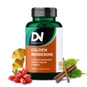 Suplemento de la bereberina dorada 4-in-1 con canela de Ceylán Melon Ginkgo, Boosts Immunity, Gut & Heart Health,60 cápsulas para el apoyo al metabolismo,Fabricación en USA