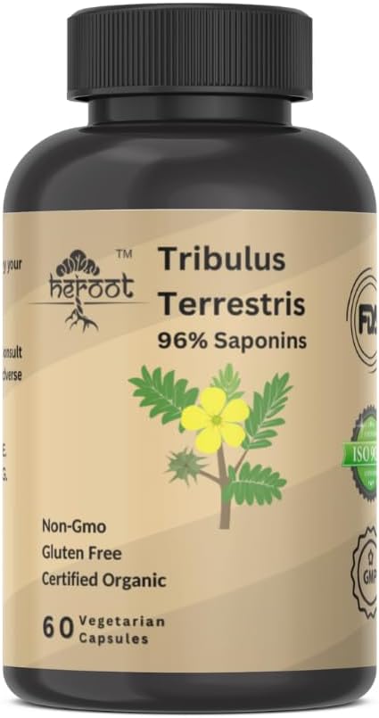 Tribulus Terrestris Supplement for Men & Women Supplement Booster for Energy, Vitality, Stamina & Performance (Pack of 20 Capsule)