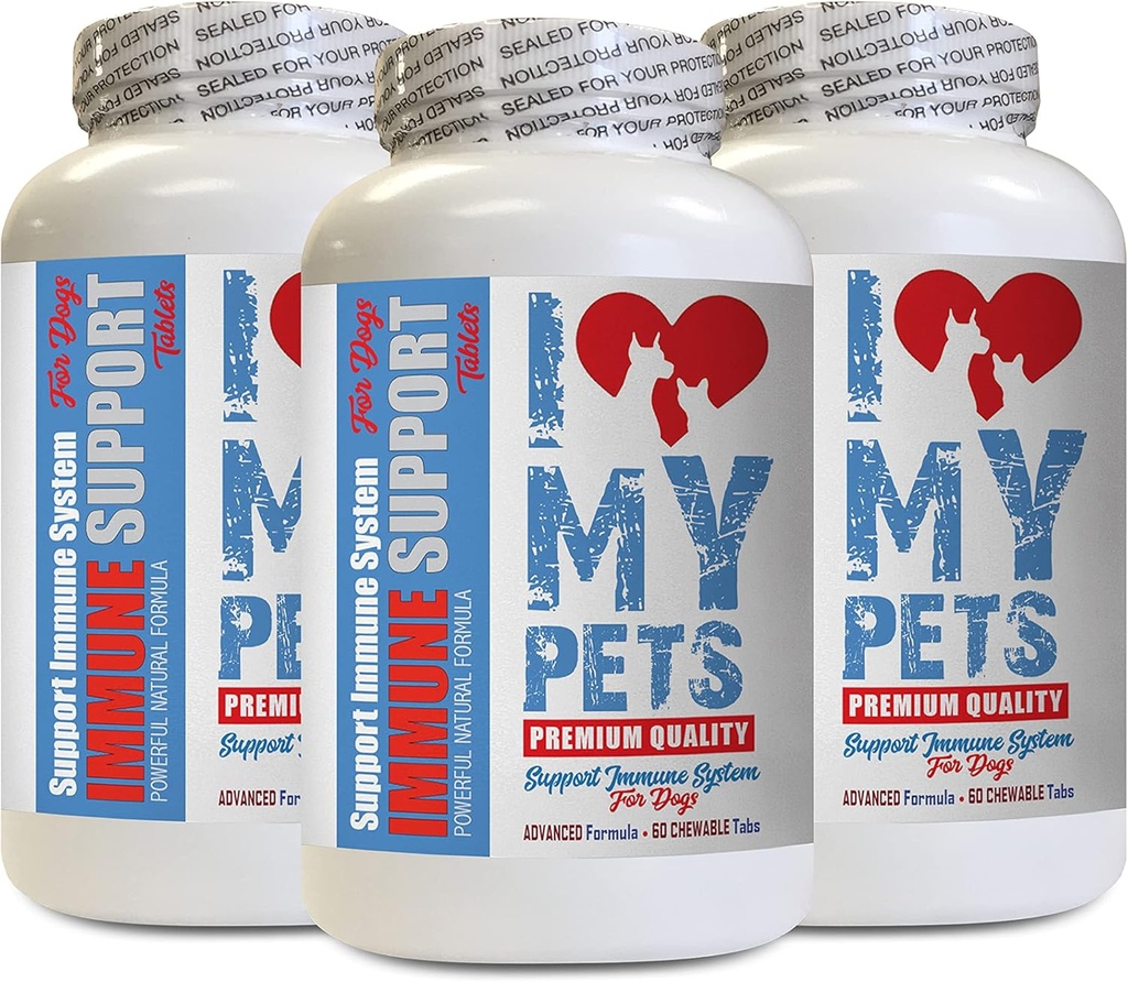Soporte para perros - Soporte para perros - Booster - Saludable PET - Suplemento - Burdock para perros - 180 Treats (3 Botellas)
