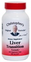 Christopher's Original Formulas Liver Transition Formula – Gentle Herbal Liver Cleanse, 450 mg, 100 Vegetarian Capsules
