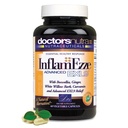 InflamEzze - Turmeric, Curcumin, Ginger Suplemento - Sin gluten, 60 cápsulas