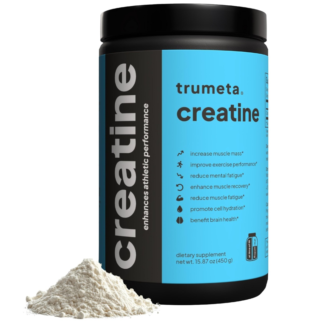 Cresta de Monohidratos de Creatina Maximice sus entrenamientos, recuperación, " Crecimiento muscular con Creatina Vegana - Suplemento Pura de Creatina para la Energía Steady, All-Day y Focus - 90 Servimientos