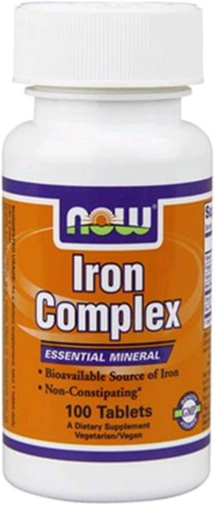 Complejo de hierro, 100 Tabletas (Pack of 3)