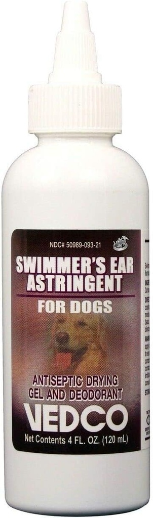 Vedco Swimmer's Ear Astringent For Dogs 4 oz por Unknown