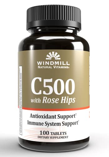 Windmill C-500 con Rose HIPS Tabs 100'S Windmill (Pack of 1)