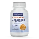 Liposomal Glutathione Non-GMO, Gluten Free 500mg Suplemento - mayo Proporcionar soporte inmunitario, hígado desintoxicación, salud cerebral y salud cardíaca - 60 Glutathione Capsules