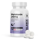 Balancebreens Melatonin 20mg Tablas rápidas de disuelve - Alta potencia, Actuación rápida, Asistencia para el sueño natural – Ayudas para el sueño para adultos – Fórmula libre de drogas, Fórmula libre de drogas – 120 pastillas para dormir