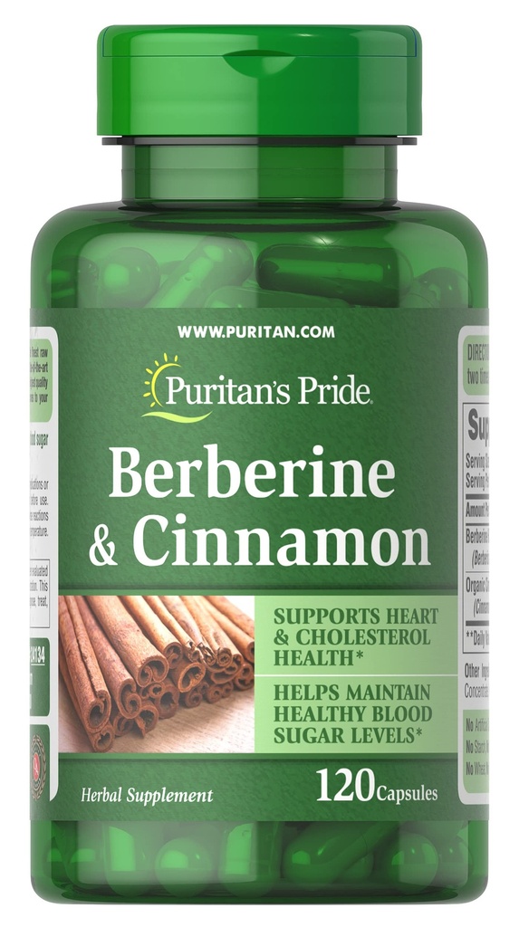 El orgullo de Puritan Berberine y Cinnamon