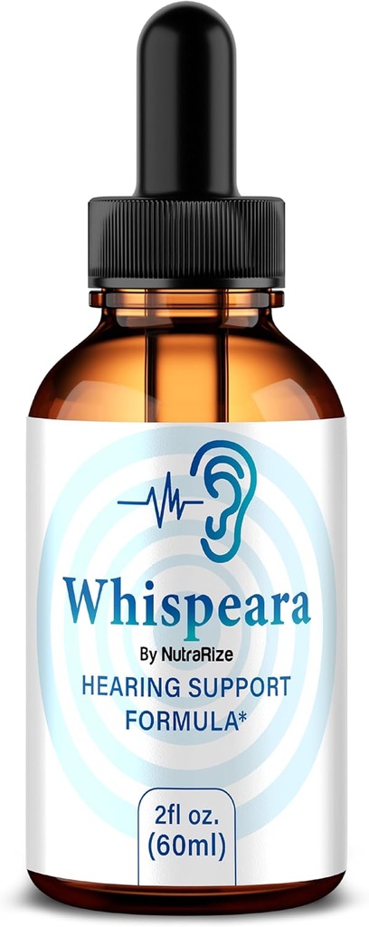 Whispeara Drops - Whispeara oficial para apoyar el oído saludable, el enfoque y el rendimiento, All Natural Whispeara Hearing Support Fórmula, Premium Whispeara Gotas Review (30 Servimientos)