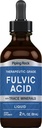 Piping Rock Liquid Fulvic Acid Drops TENIDO 2 fl oz TENIDO with Trace Minerals TEN Ionic Supplement TEN Vegetarian, Non-GMO &amp; Gluten Free