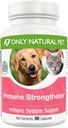 Solo Natural Pet Immune System Strengtheninger Supplement for Dogs - Boost Healthy Cellular, Digestive, " Liver Function - Multivitamin Beta-Glucan " Antioxidante - 90 cápsulas