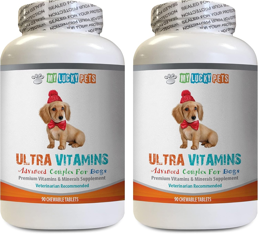 k9 Power Immune Dog - Dog Ultra Vitaminas - Veterinaria Recomendadada - Immune Support - Hair Skin Eyes and Bones Support - Dog Vitamin Chews - 2 Bottles (180 Treats)