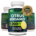 Citrus Bergamot Suplemento – 150:1 Extracto, 1200 mg por Serving, 80% Polyphenols, Suplemento para Alto Colesterol, Fuente Italiana, 60 Conde, 1 Mes de Suministro, Hecho en Los Estados Unidos