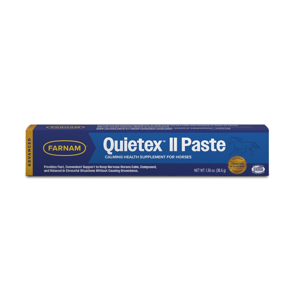 Farnam Quietex II Horse Calming Paste, Magnesium Supplement, 32.5 ml