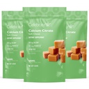 Celebrar vitaminas Bariatric 500mg Calcio Citar cerdas suaves con 500 UI Vitamina D3 – Esencial para el bypaso gástrico Pacientes " Bone Health - Sugar " Gluten Free, Caramel (270 Chews)