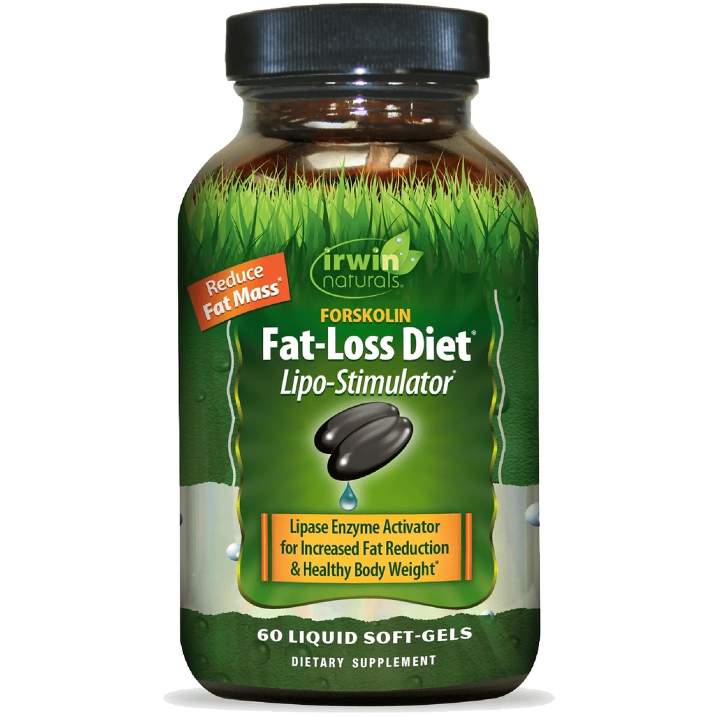 Irwin Naturals Forskolin Fat Loss Diet Suplemento, 60 Cuenta