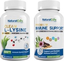 Bundle: L-Lysine limpia + soporte de inmuno