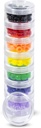 7 Day Medicine Pill Organizer - Stackable Pill Box - Fits Small Tablets & Vitamin Supplements - Keep Your Daily & Weekly Medicine Organized in One Place - Small - Clear