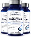 1MD Probióticos completos Platinum ← Apoya la Salud Digestiva Silencioso con Prebióticos de Nutrición, 51 Billion Live CFU, 11 Strains, Dairy-Free TEN 30 cápsulas vegetales (3-Pack)